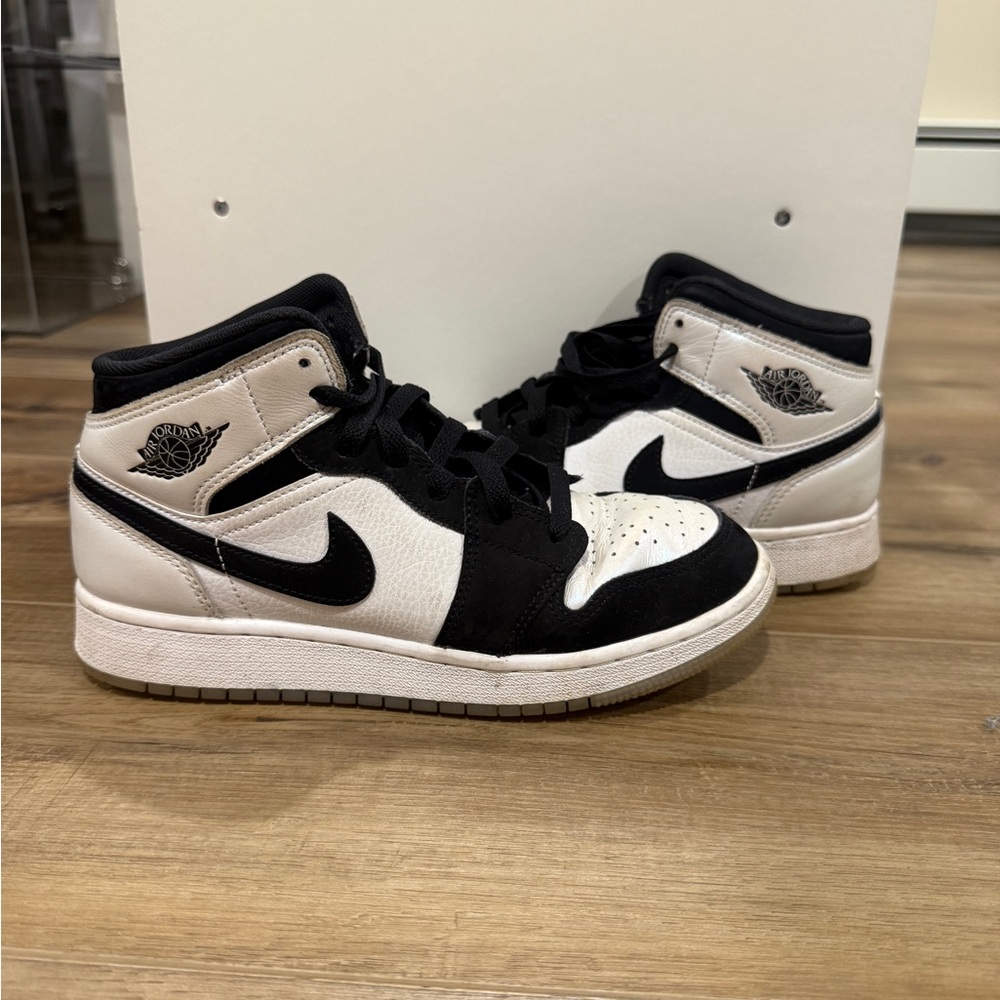 Jordan Black and White Sneakers